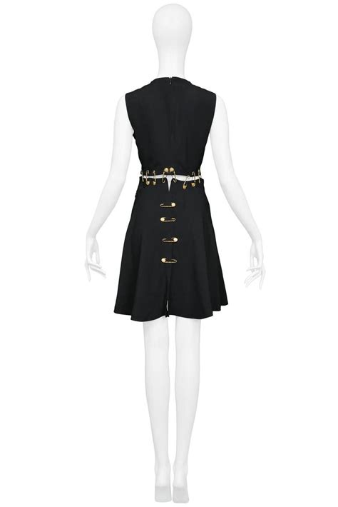 versace safety pin belt|versace safety pin dress.